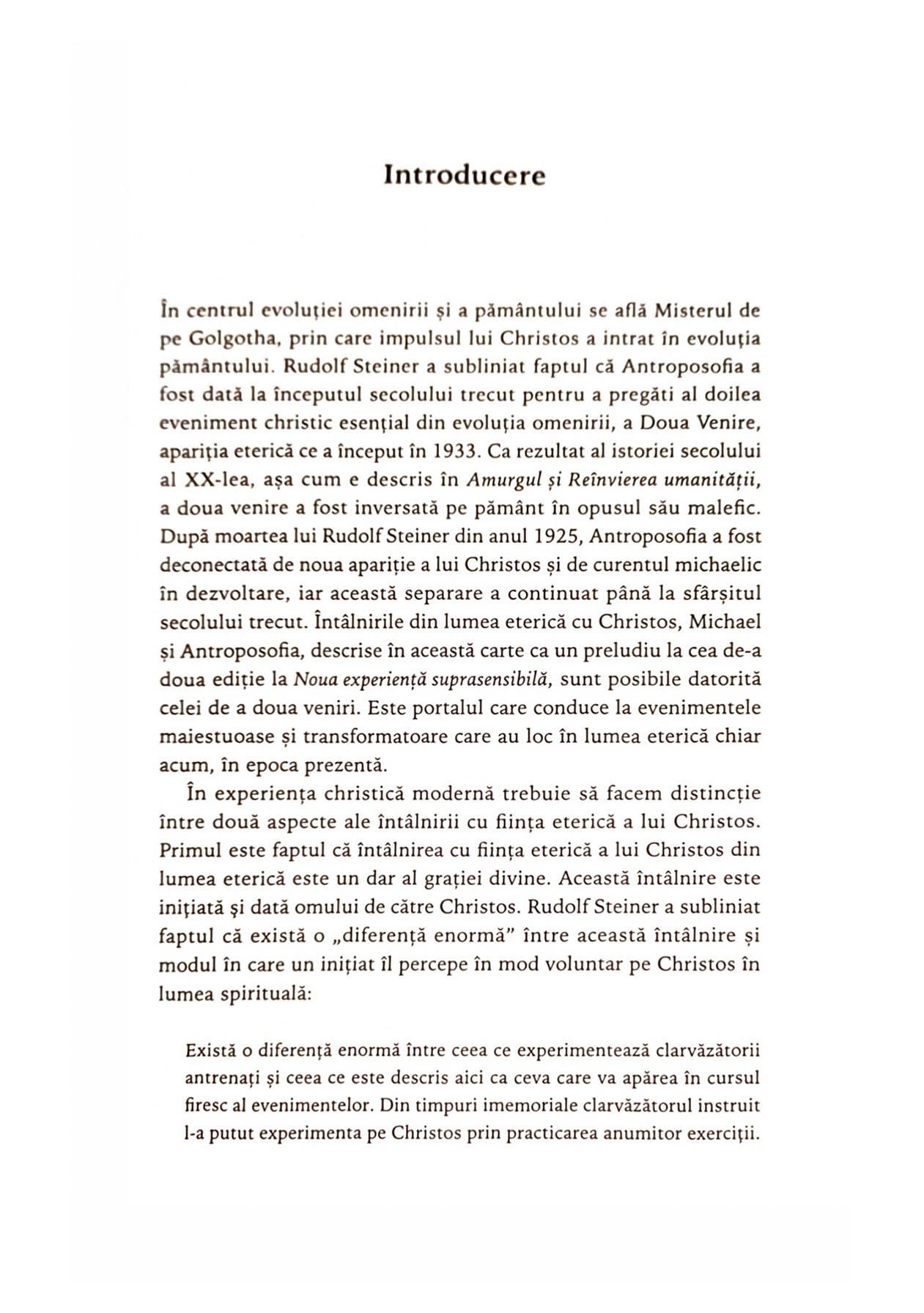 Cele Trei Întâlniri: Christos, Michael și Antroposofia